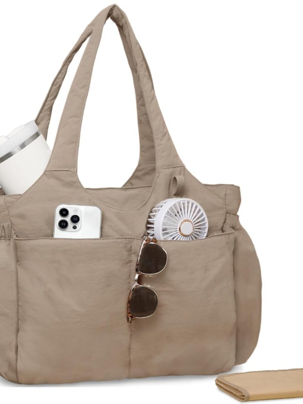 Diaper Bag Tote Hospital Bag Purse for Women, Large lightweight Baby Bag for Tra